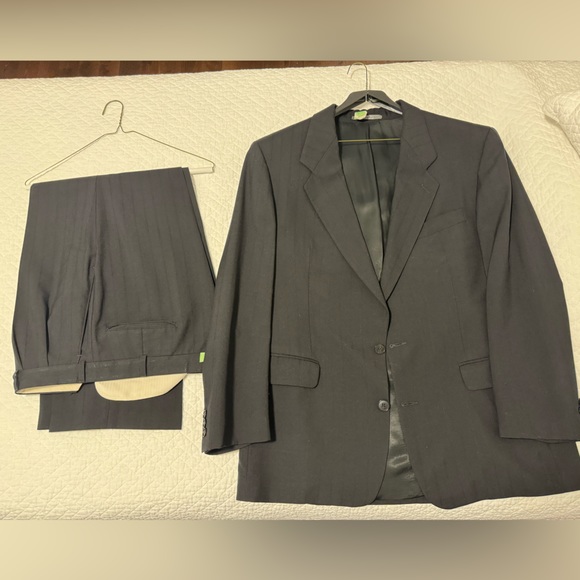 Stollery’s Men’s 100% Wool Suit | 42W Jacket 35R Pants - Picture 1 of 6